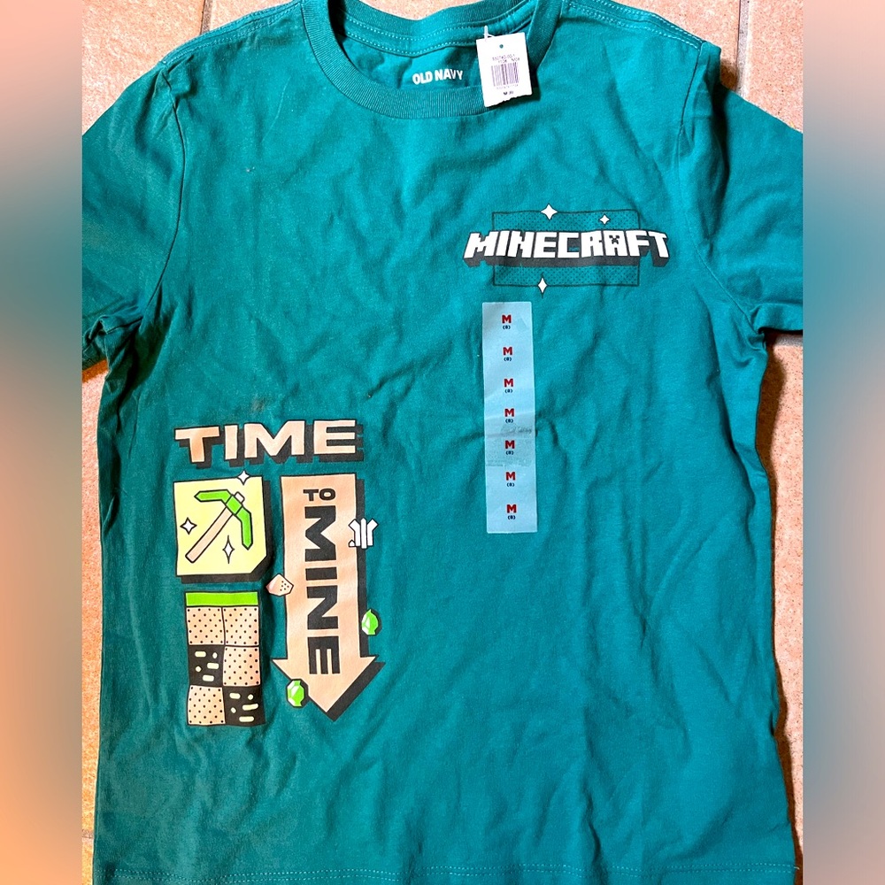 Minecraft boys t shirt